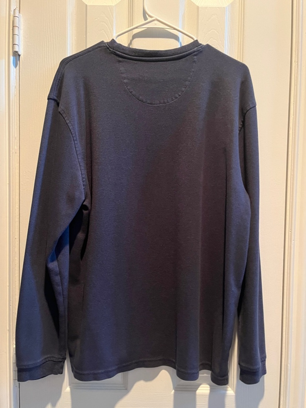 Van Heusen Men's V-Neck Sweater - Dark Navy - Picture 3 of 3